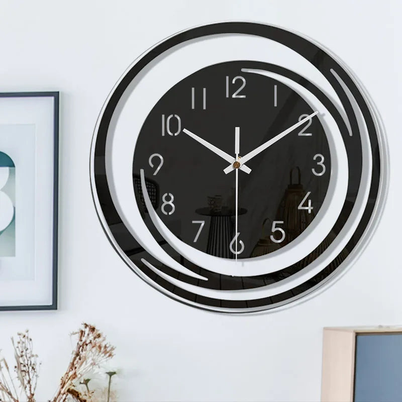 Horloge Murale Moderne – Abstrait et Élégant
