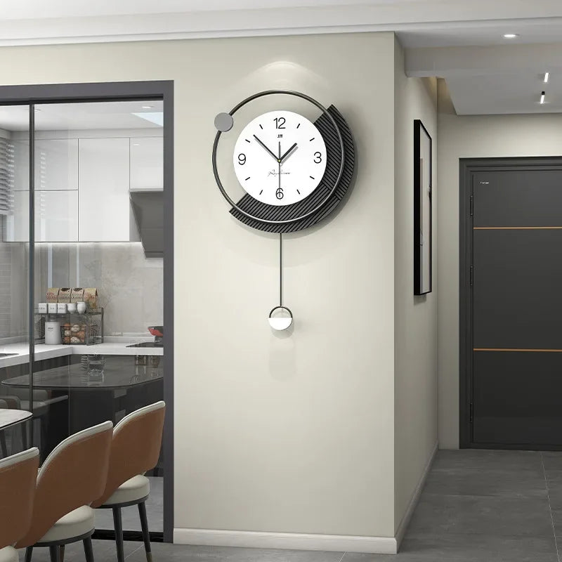 Horloge Murale Pendule - Élégance et Mouvement