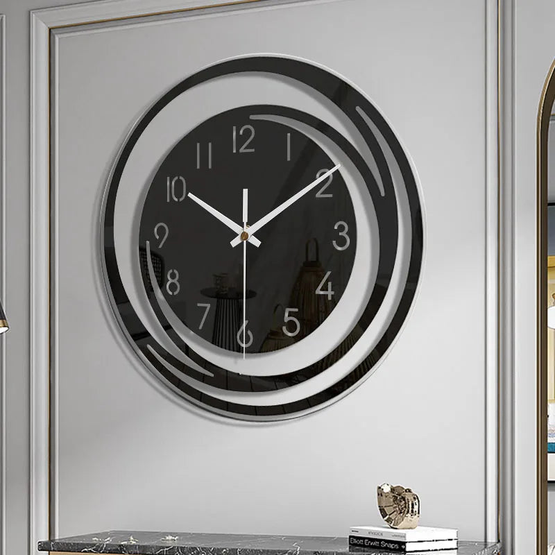 Horloge Murale Moderne – Abstrait et Élégant