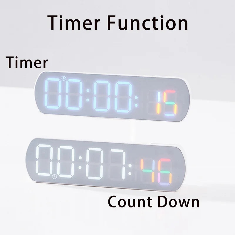 Grande horloge numérique usb