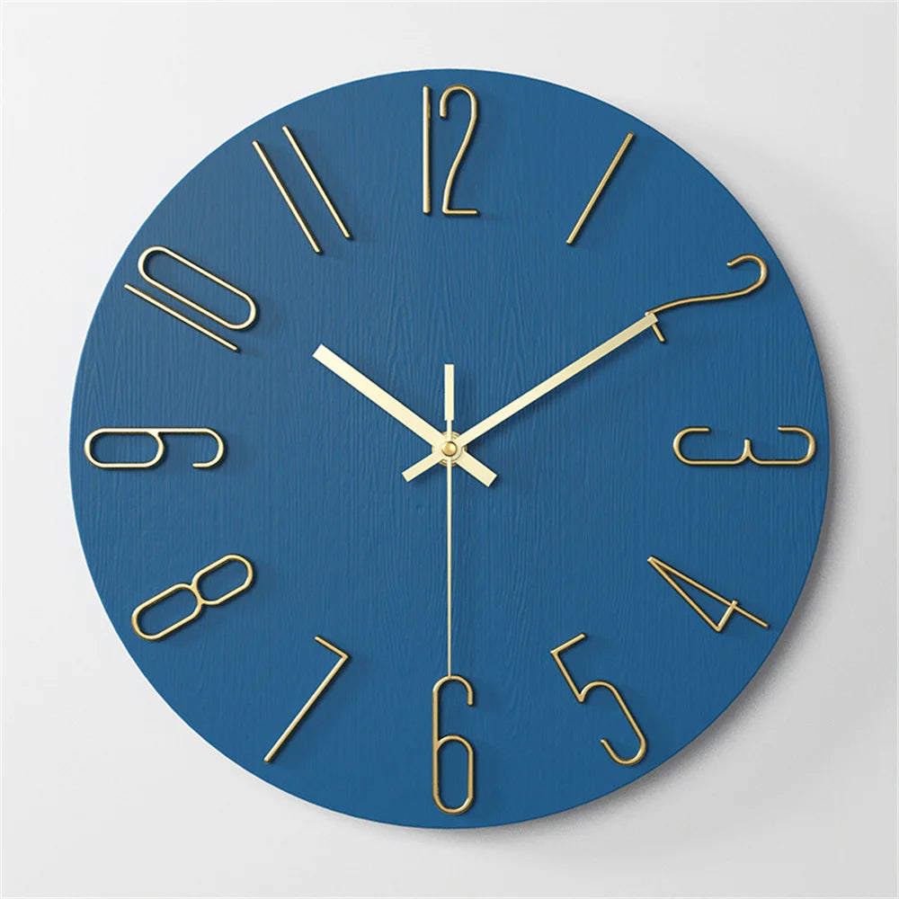 Horloge murale au design épuré