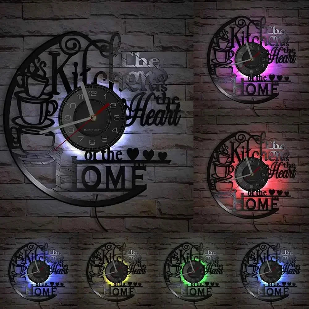 Horloge The Kitchen is the Heart of the Home