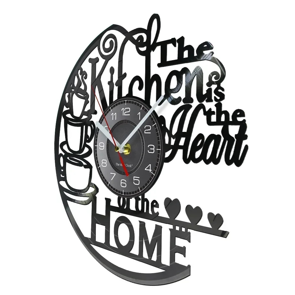 Horloge The Kitchen is the Heart of the Home