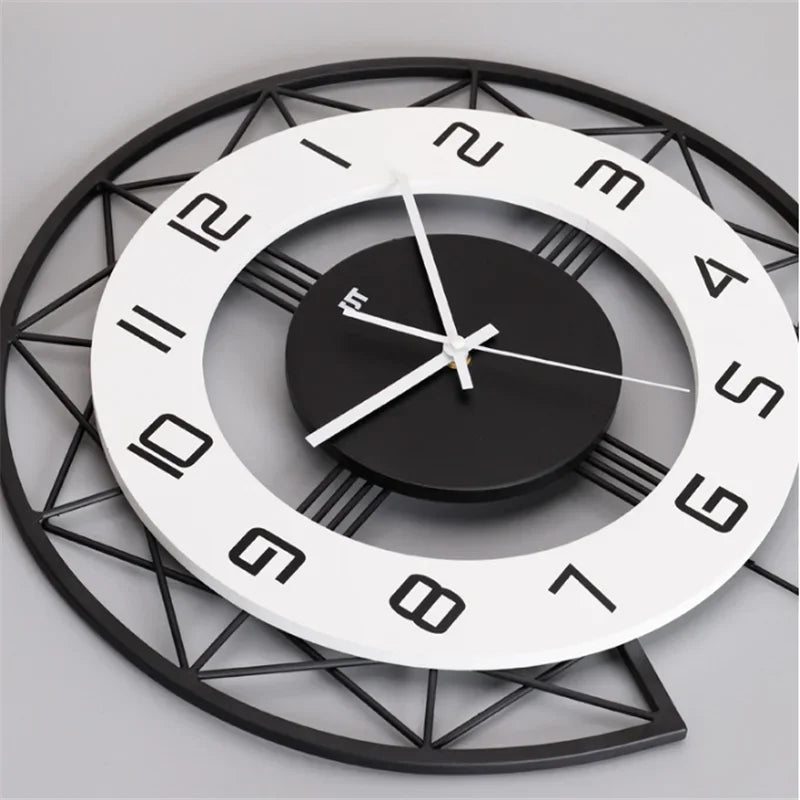Horloge Murale Géométrique - Graphique et Contemporain