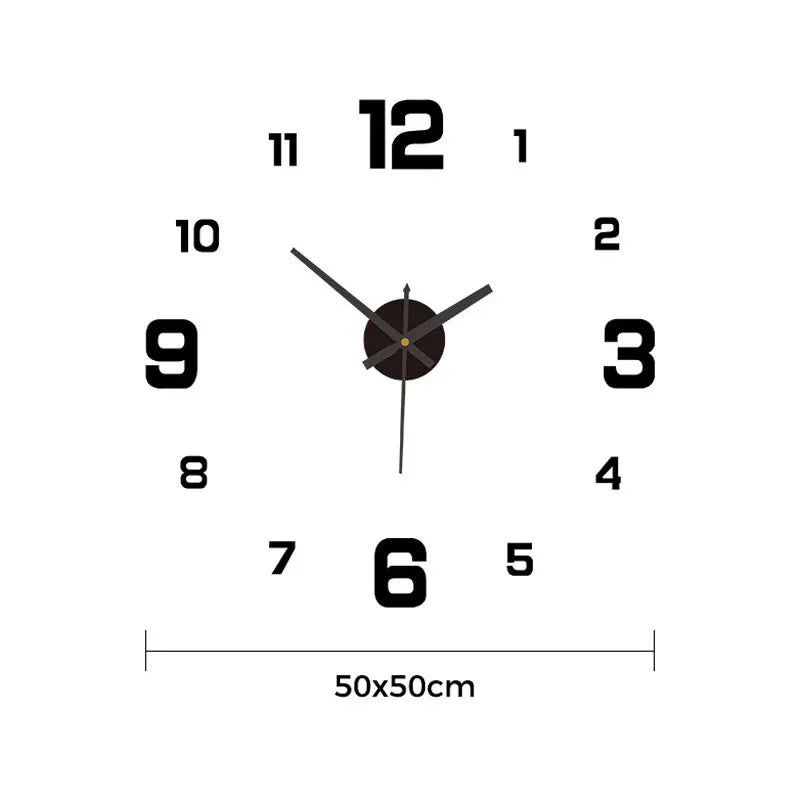Horloge Murale XXL Minimaliste