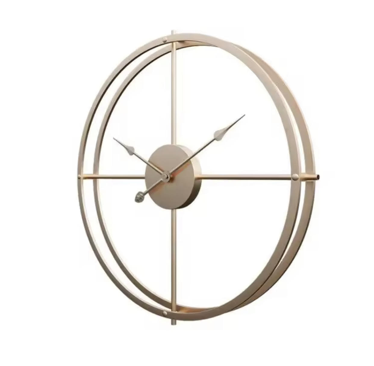 Horloge Murale Métallique – Minimalisme et Élégance Moderne