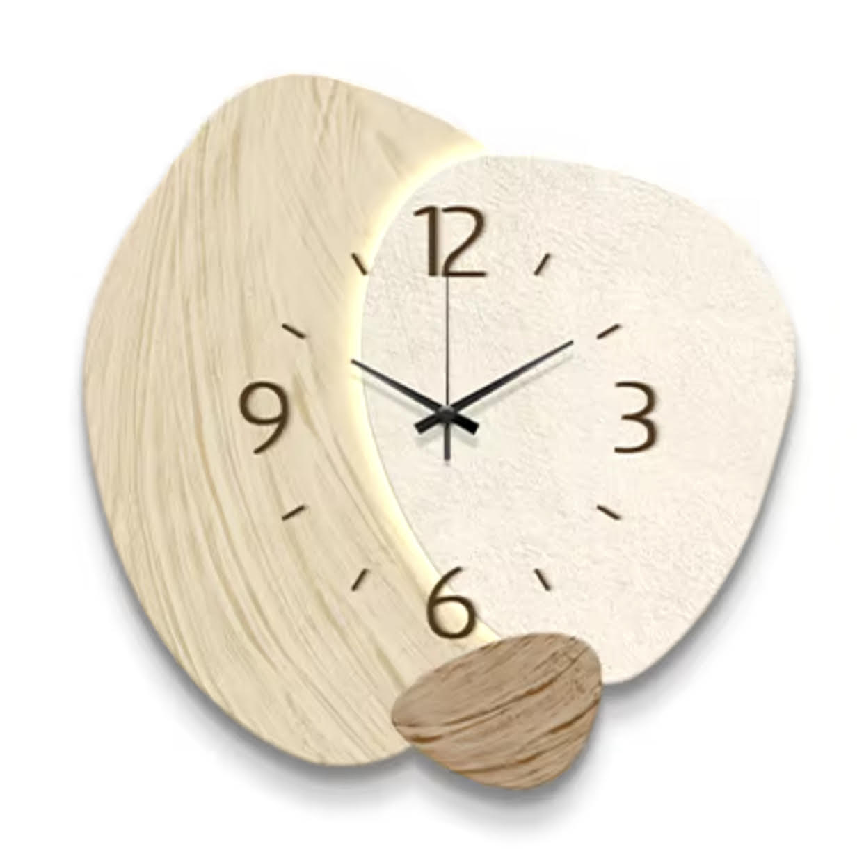 Horloge Murale Ambiance Chic – Organique et Design Moderne