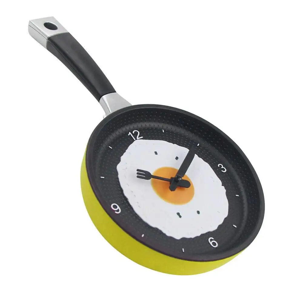 Horloge Murale Poêle – Décoration Originale pour Cuisine