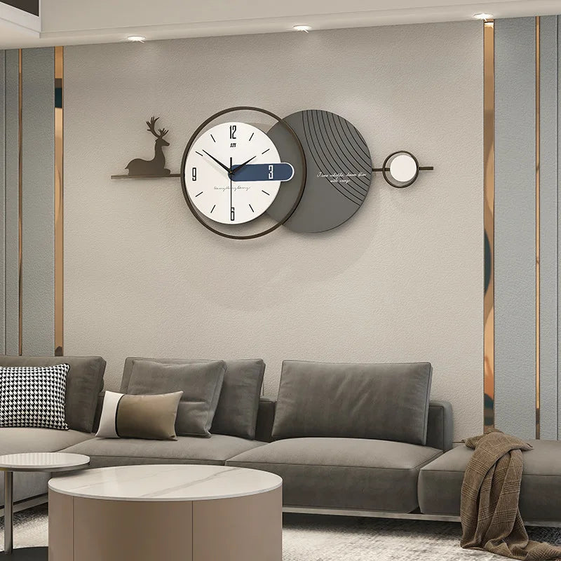 Horloge murale Design 3D nordique