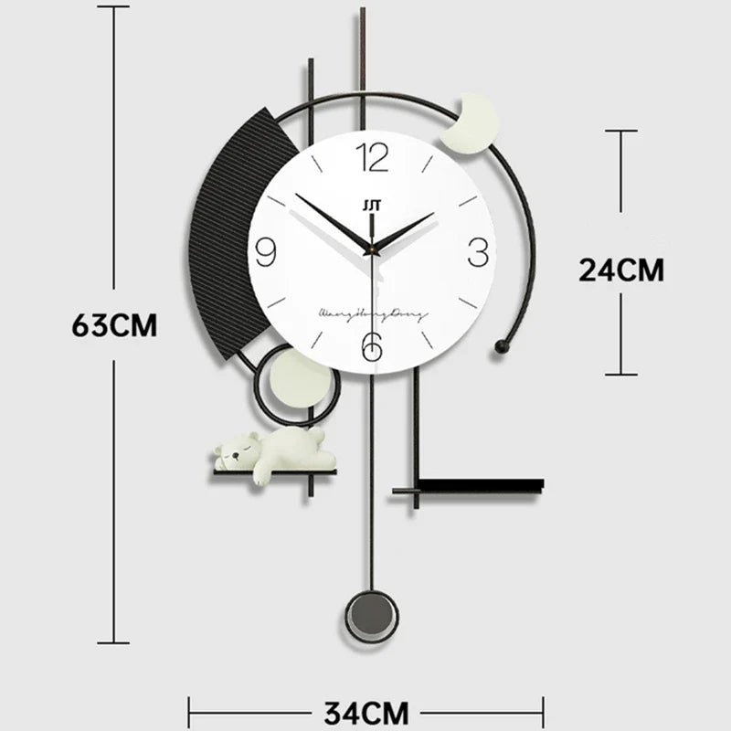 Horloge murale contemporaine