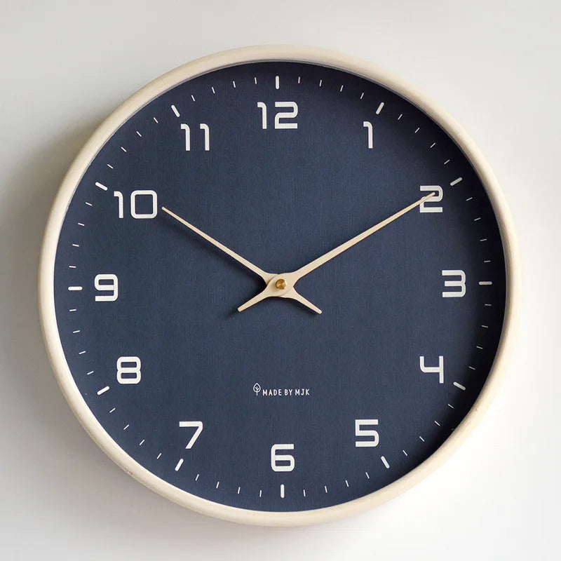 Horloge Murale Minimaliste – Élégance Intemporelle en Bois