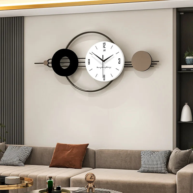 Horloge Murale Abstraite - Moderne et Epurée