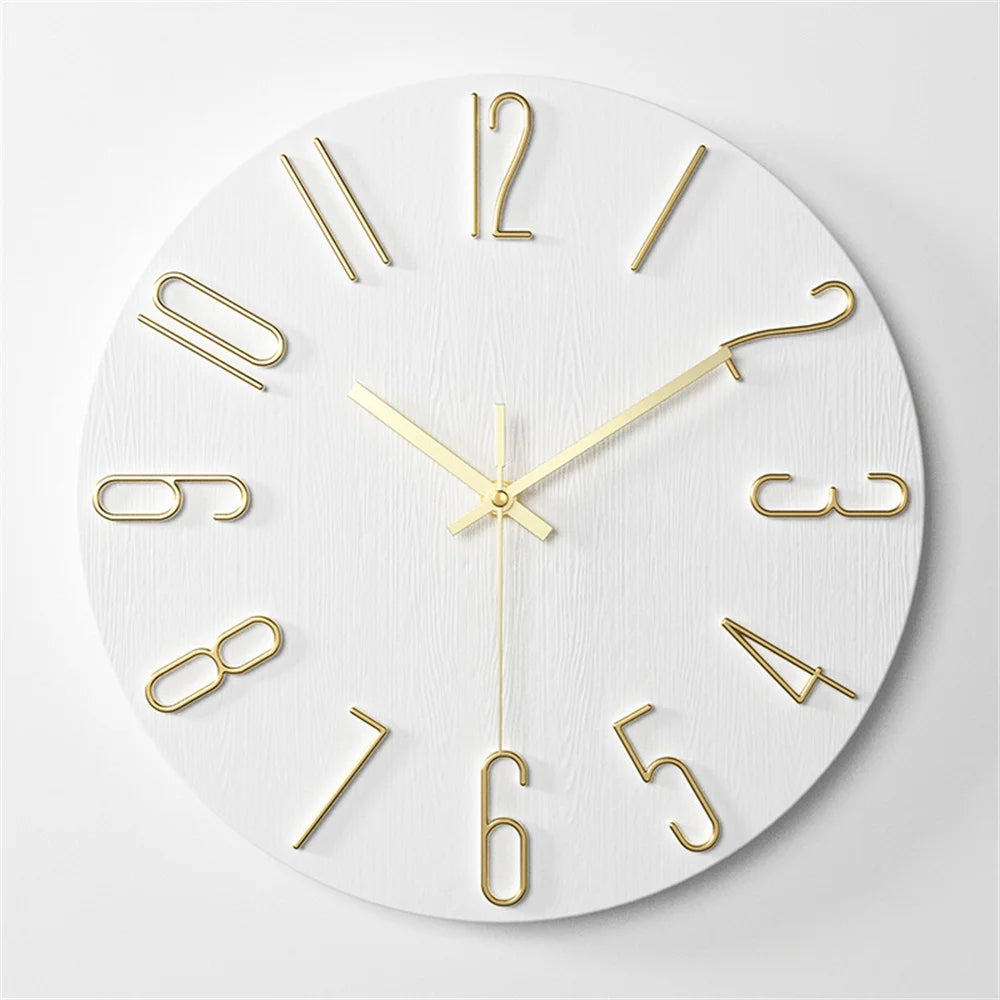 Horloge murale au design épuré