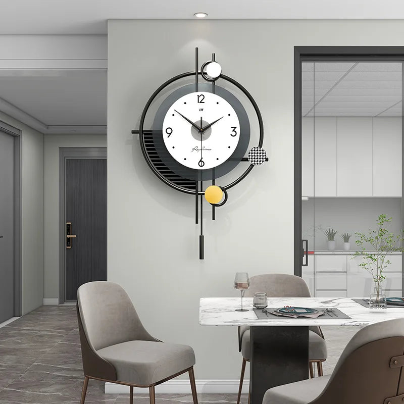 Horloge Murale Artistique – Géométrique et Modernité
