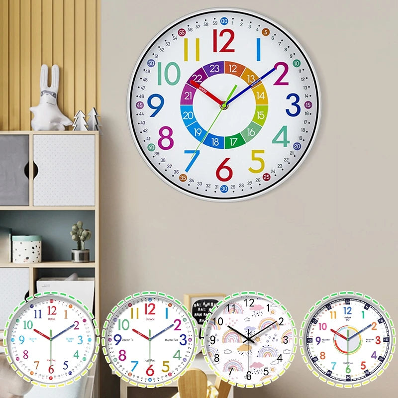 Horloge Murale Pédagogique