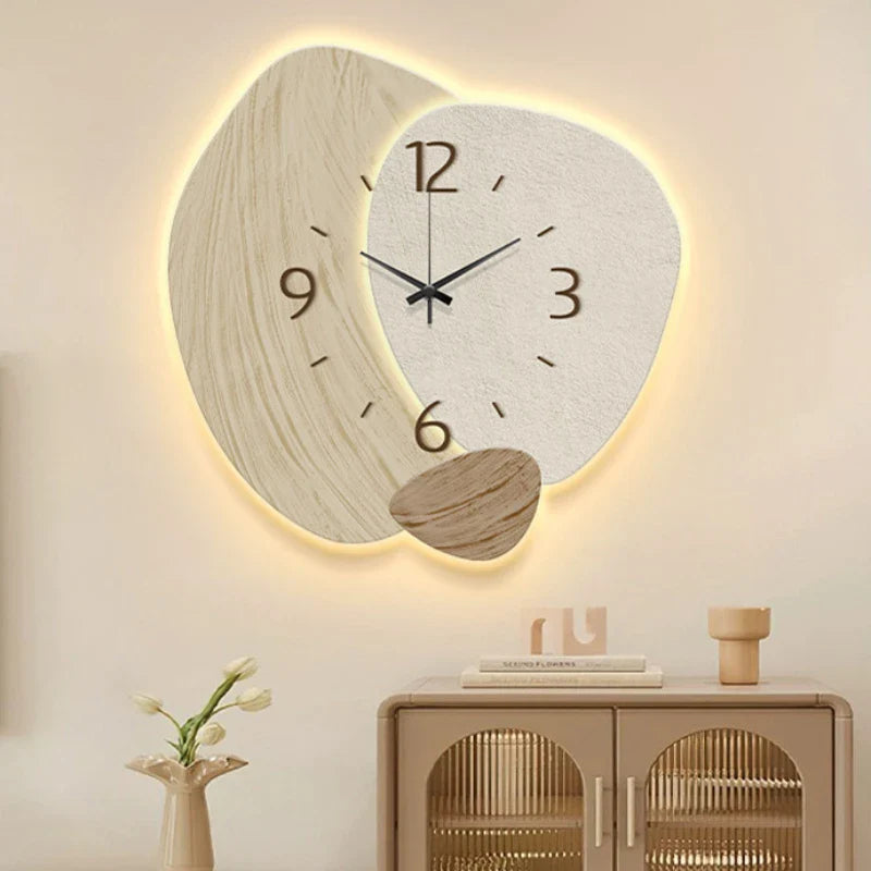 Horloge Murale Ambiance Chic – Organique et Design Moderne
