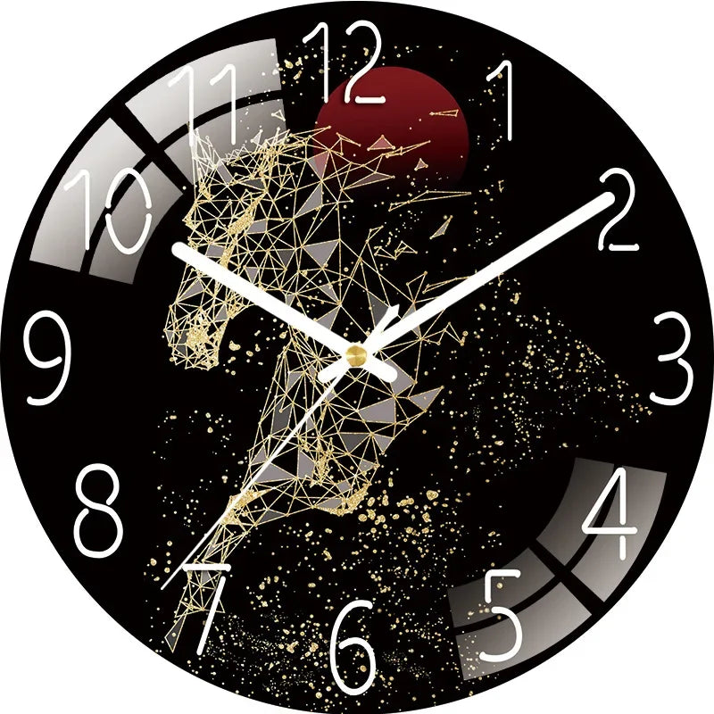 Horloge Murale Paysage Nocturne