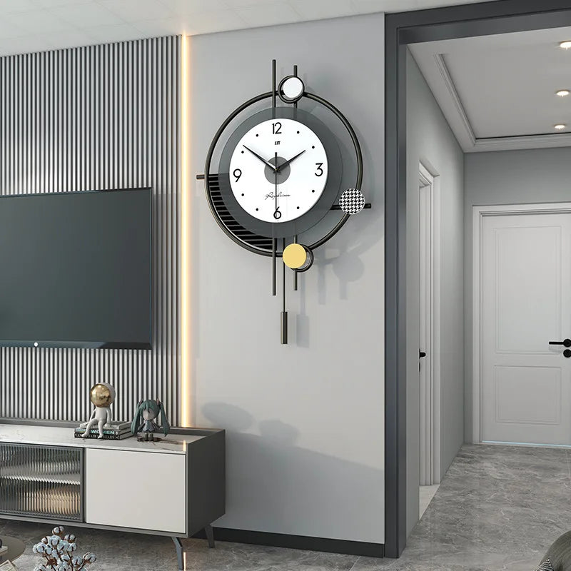 Horloge Murale Artistique – Géométrique et Modernité