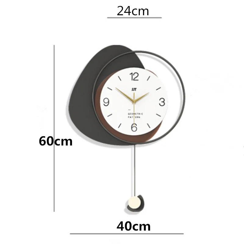 Horloge Murale – Style Géométrique et Moderne