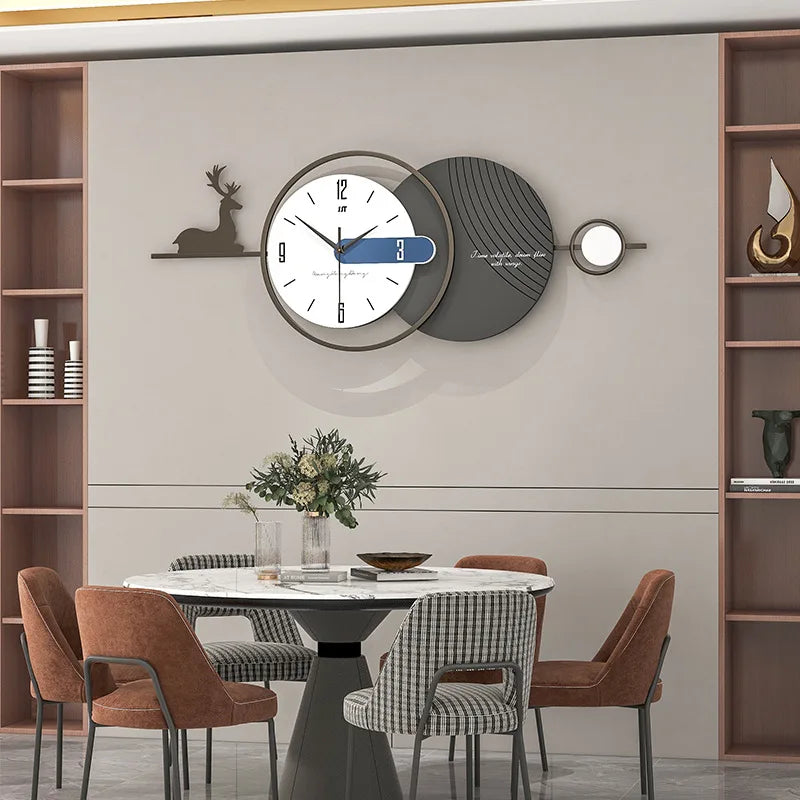 Horloge murale Design 3D nordique