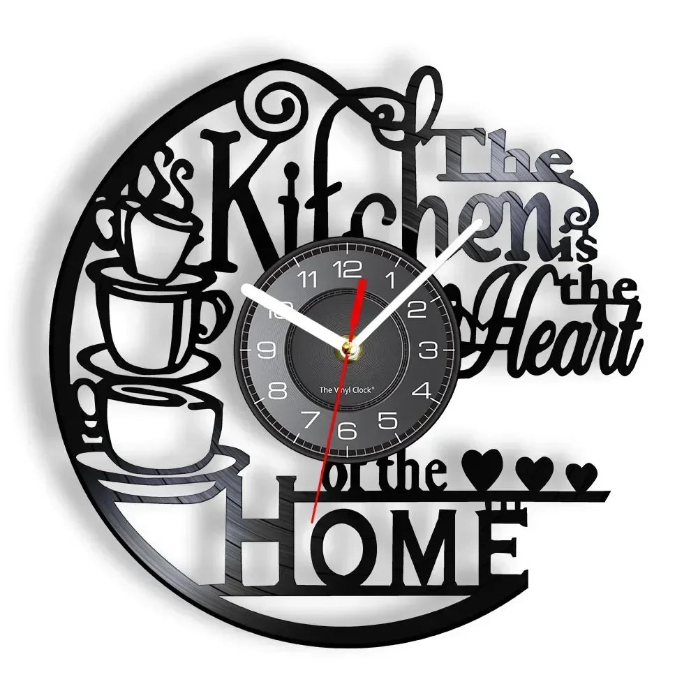 Horloge The Kitchen is the Heart of the Home