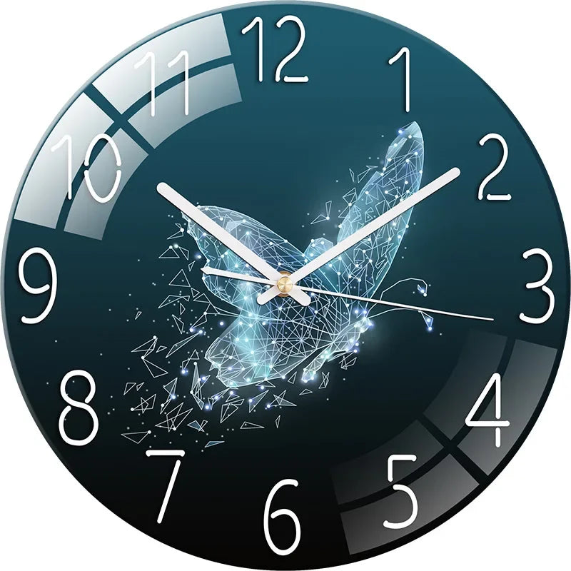 Horloge Murale Paysage Nocturne