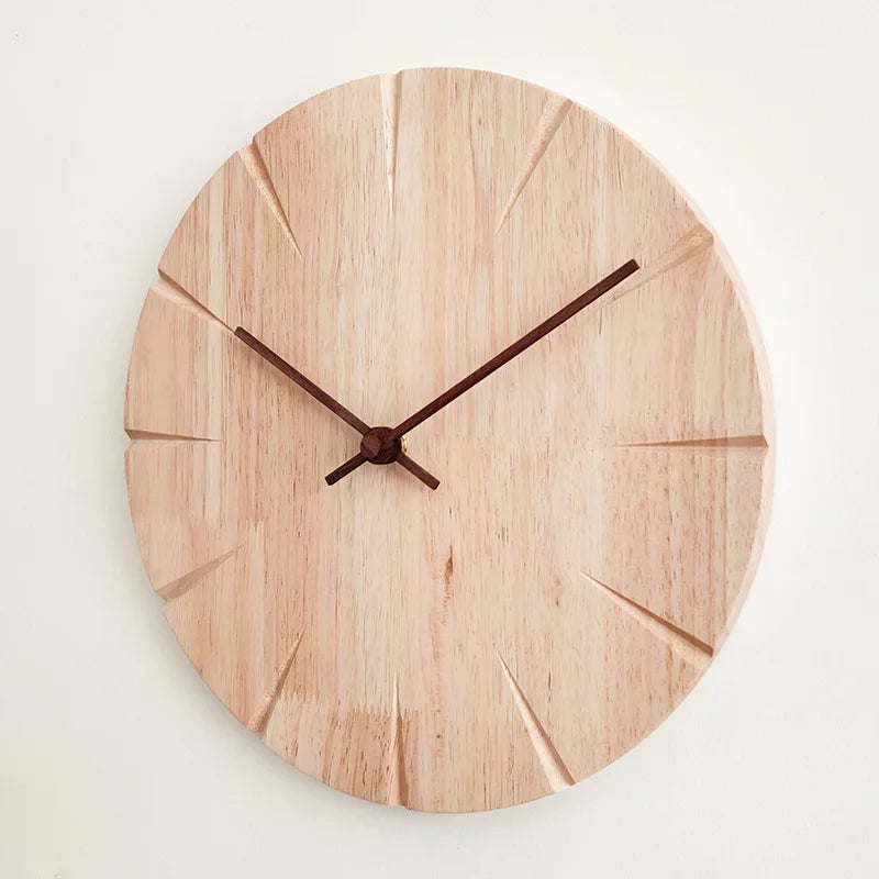 Horloge Murale Bois – Naturel et Authentique