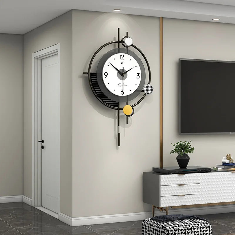 Horloge Murale Artistique – Géométrique et Modernité