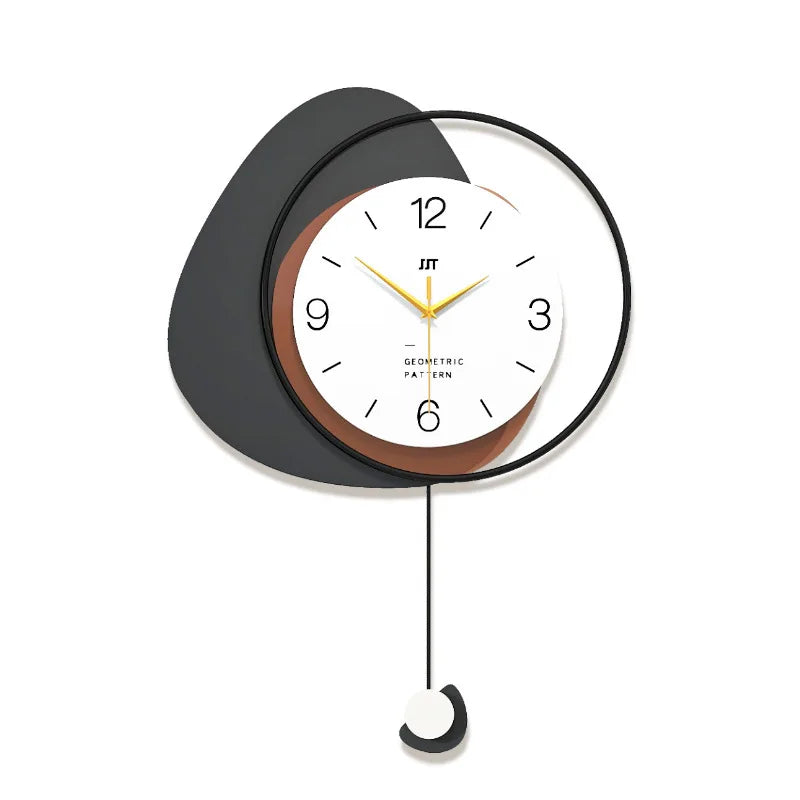 Horloge Murale – Style Géométrique et Moderne