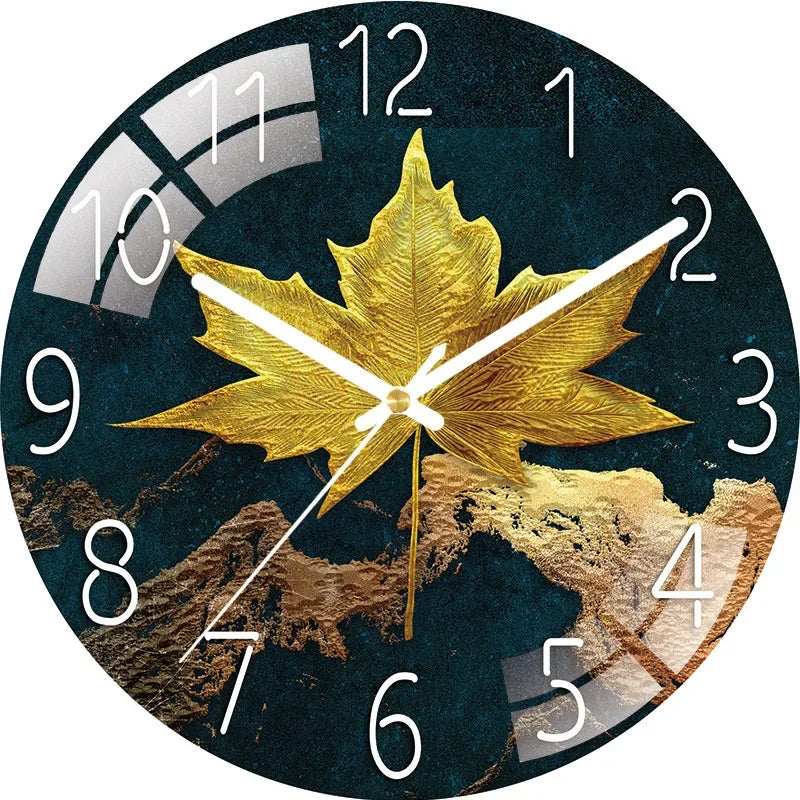 Horloge Murale Paysage Nocturne