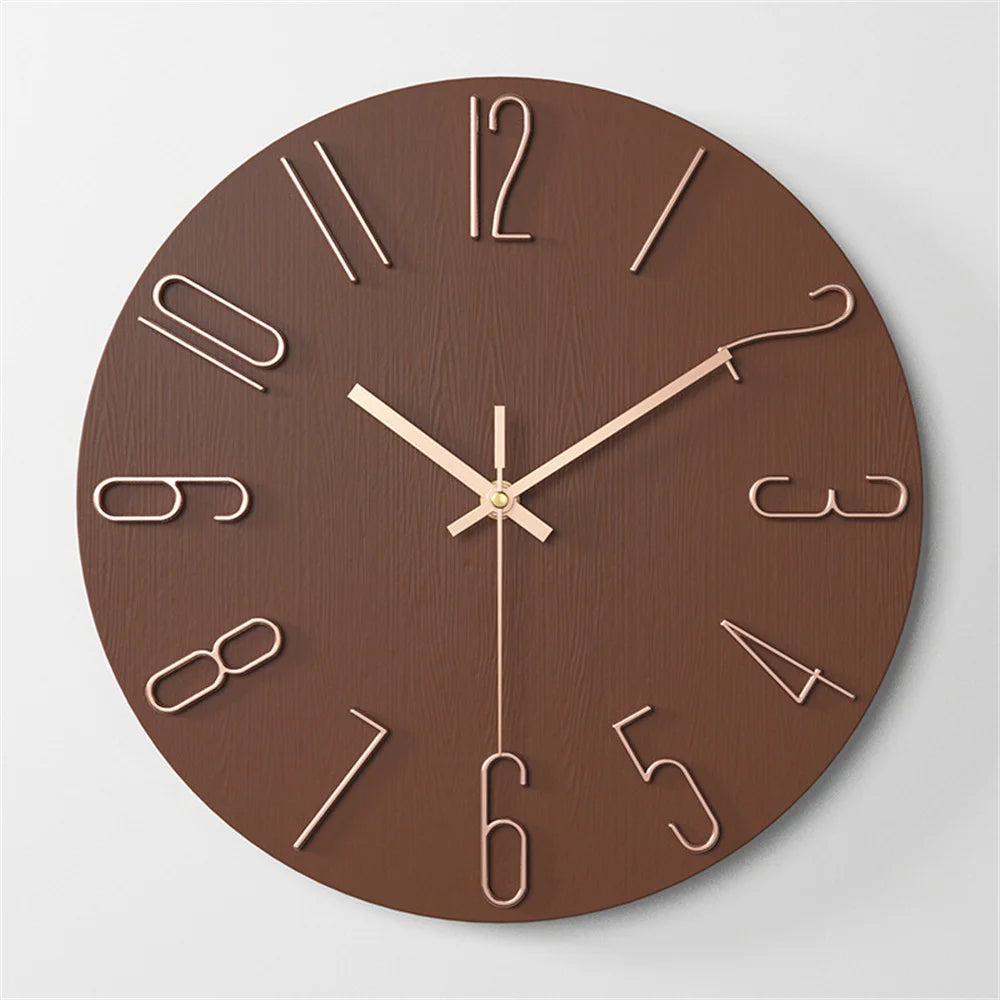 Horloge murale au design épuré