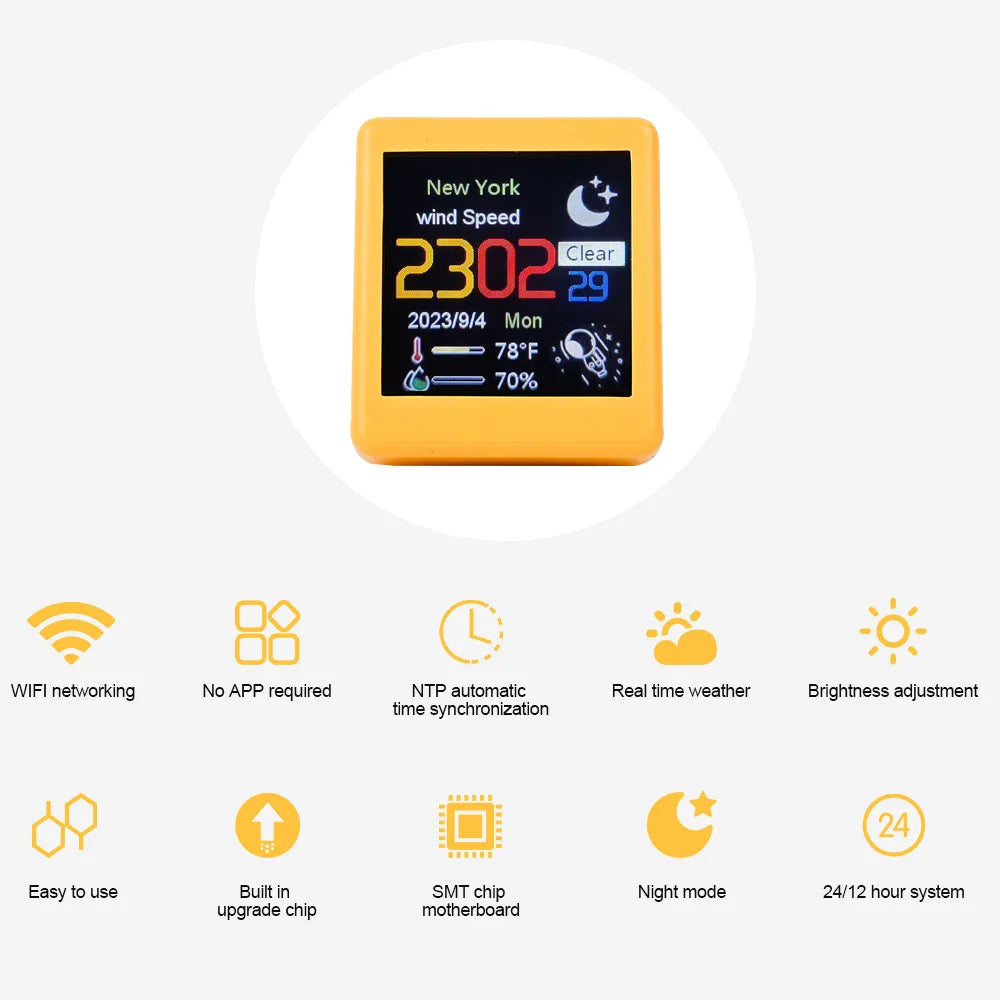 Horloge de station météo WiFi