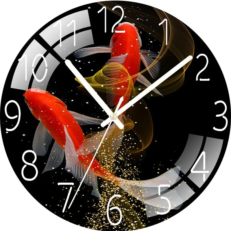 Horloge Murale Paysage Nocturne