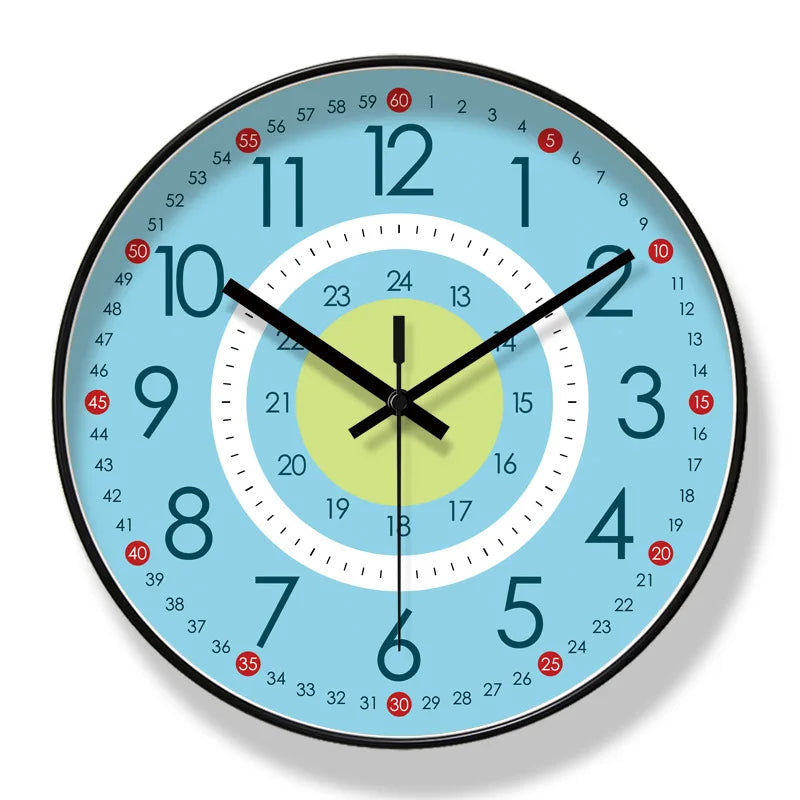 Horloge Murale Pédagogique Et Colorée