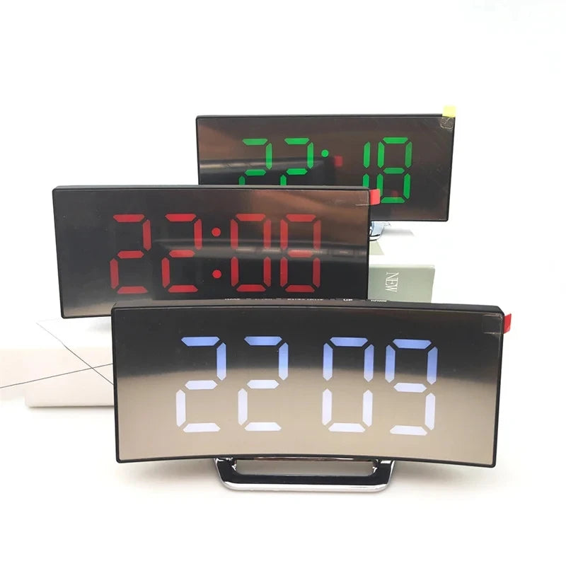 Horloge Digital LED incurvé