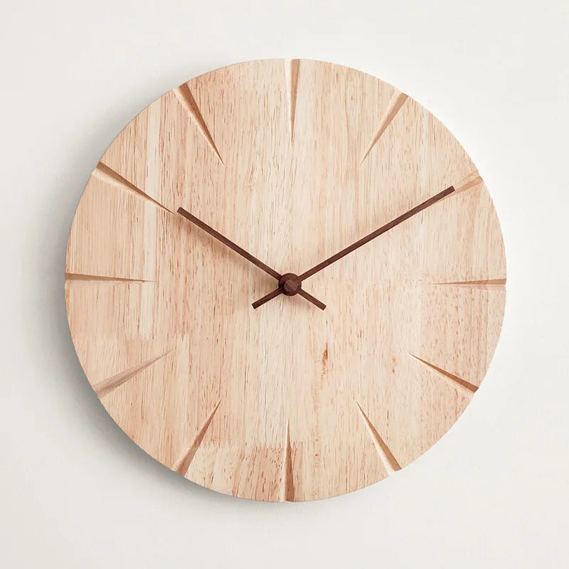 Horloge Murale Bois – Naturel et Authentique