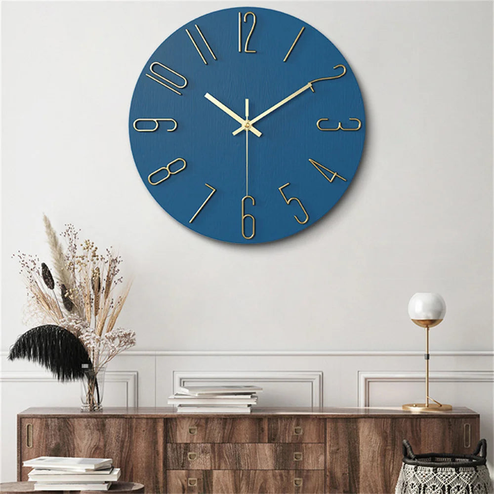 Horloge murale au design épuré