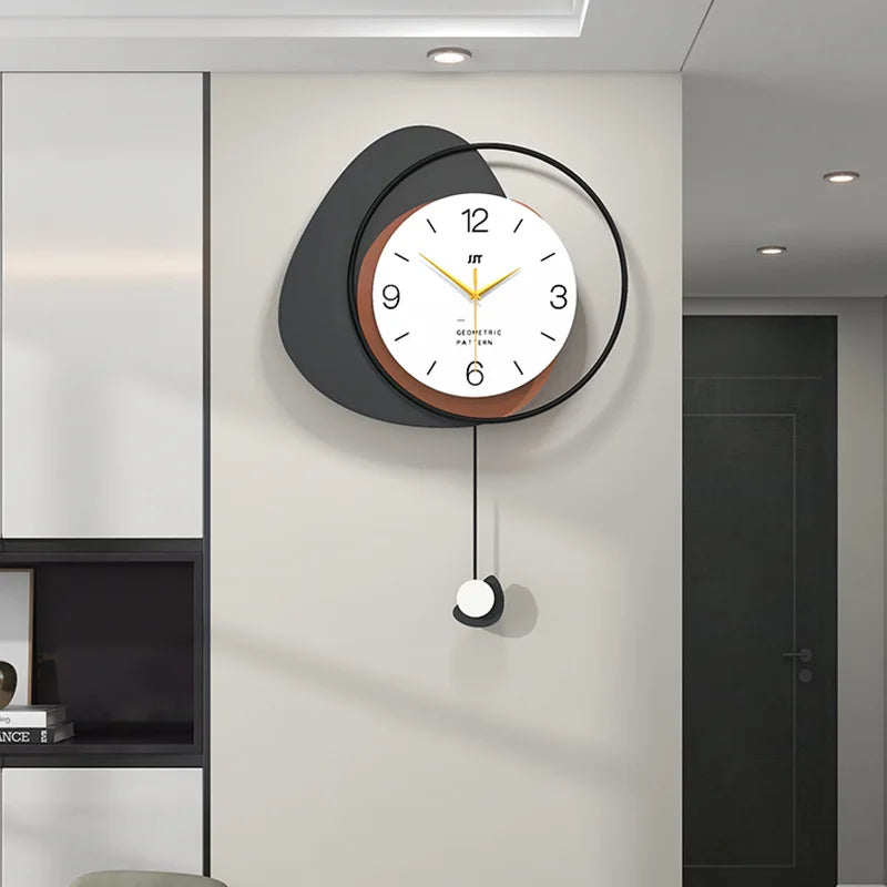 Horloge Murale – Style Géométrique et Moderne