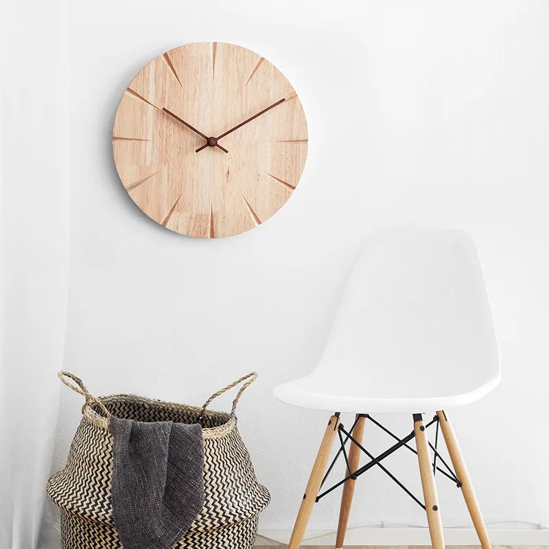 Horloge Murale Bois – Naturel et Authentique