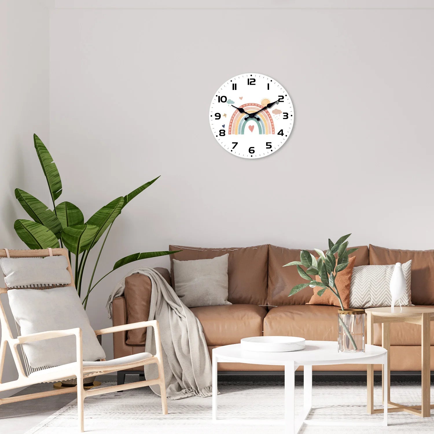 Horloge Murale Arc-en-Ciel