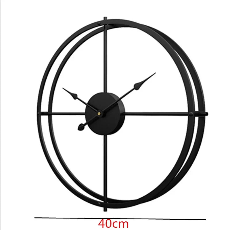Horloge Murale Métallique – Minimalisme et Élégance Moderne