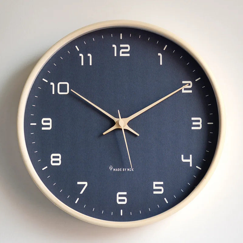Horloge Murale Minimaliste – Élégance Intemporelle en Bois