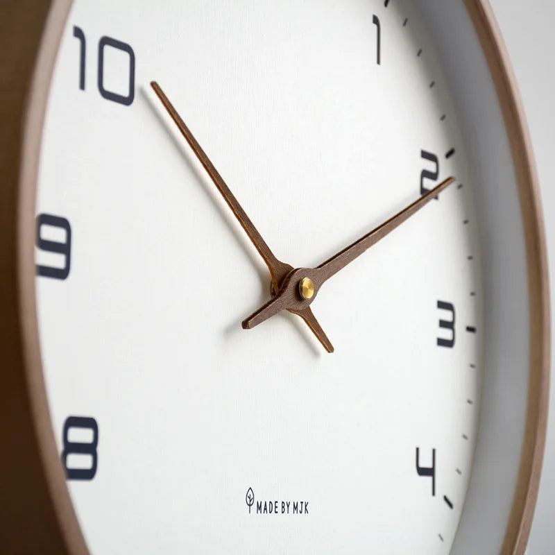 Horloge Murale Minimaliste – Élégance Intemporelle en Bois