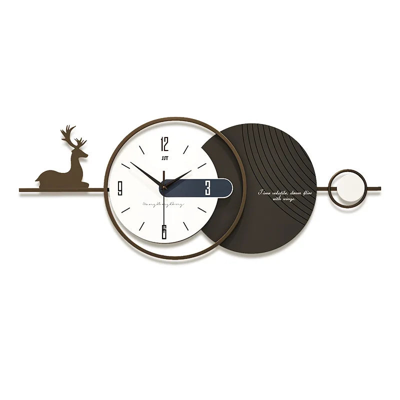 Horloge murale Design 3D nordique
