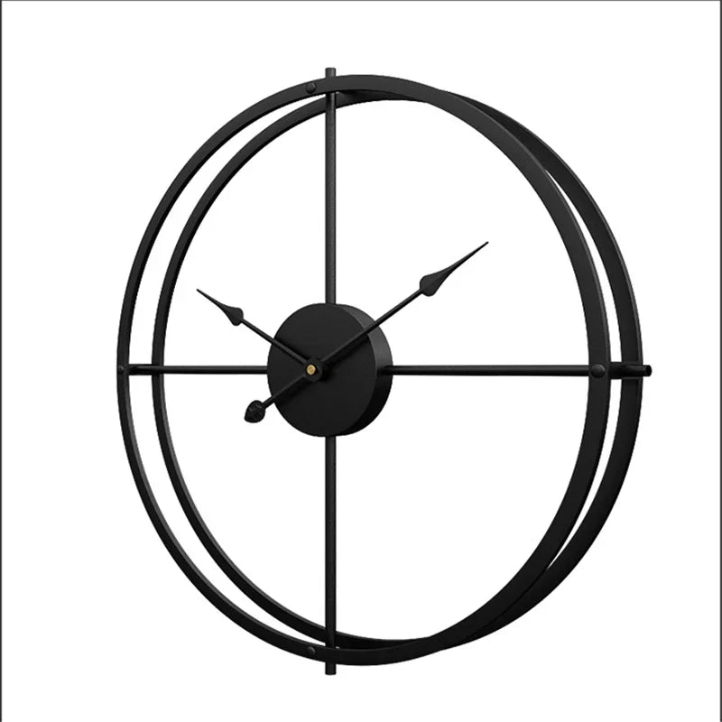 Horloge Murale Métallique – Minimalisme et Élégance Moderne