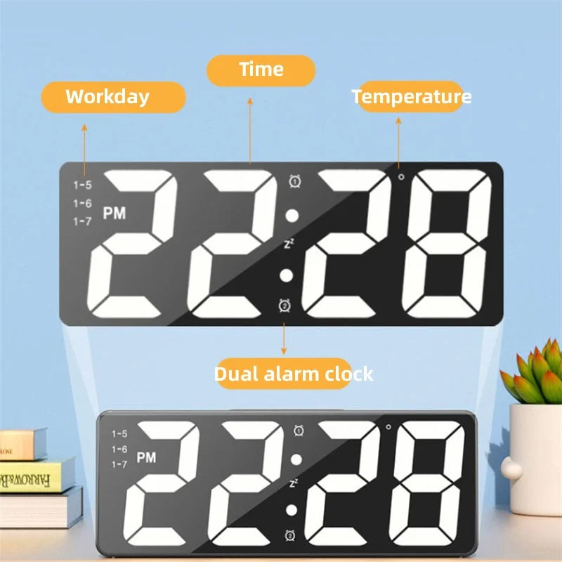 Horloge digital ultra-moderne