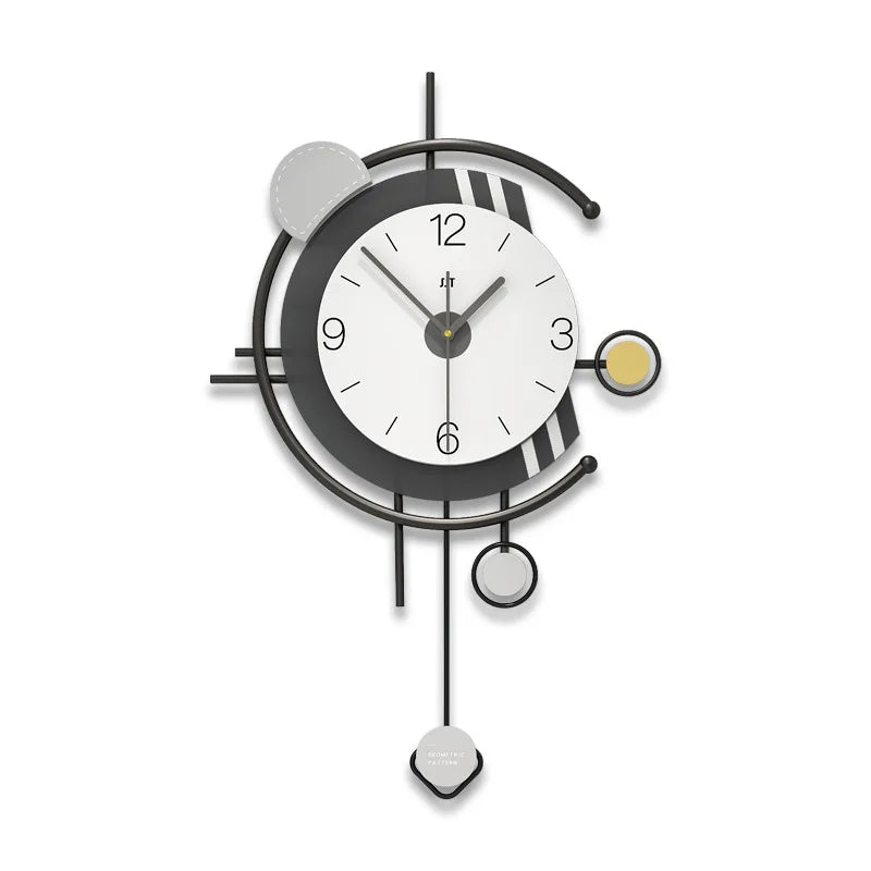 Horloge Murale Design en Bois Balançante