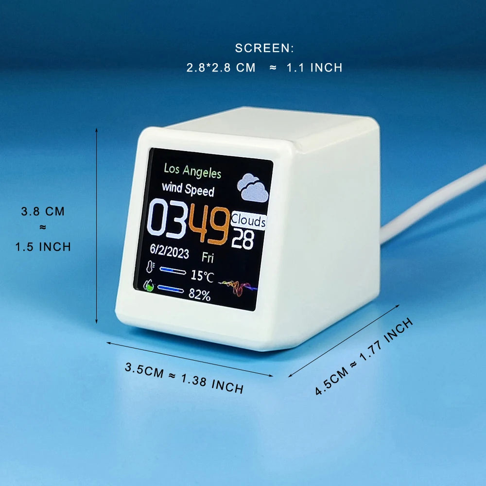 Horloge de station météo WiFi