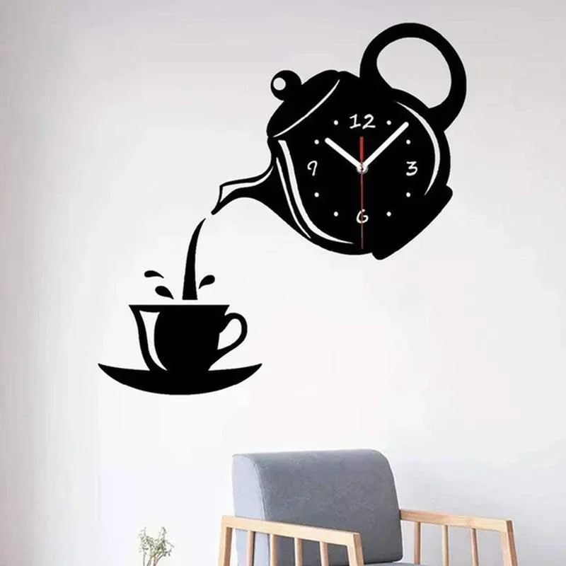 Horloge Murale Théière