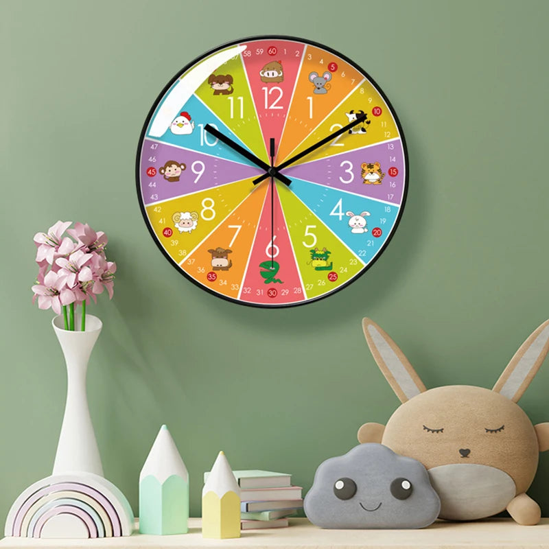 Horloge Murale Pédagogique Et Colorée